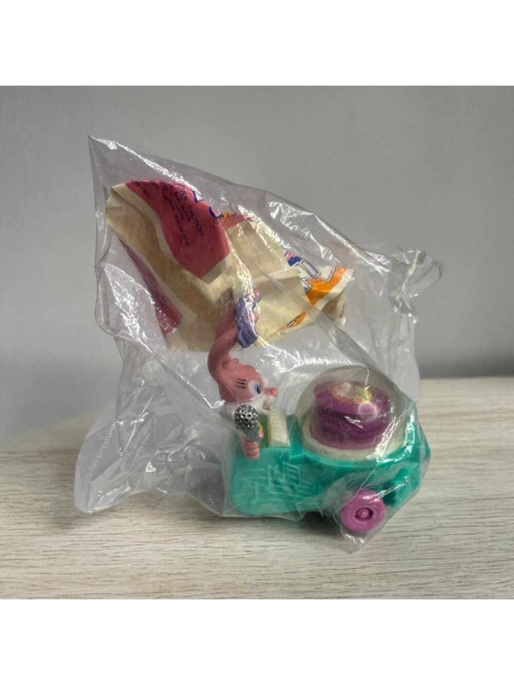 Vintage 1991 Tiny Toon Adventures Babs Bunny McDonalds Happy Meal Toy Sealed